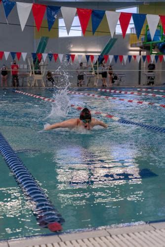 Mhs Girls Swimming Competes At State Meet Drops Time In Freestyle