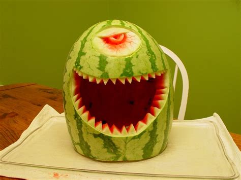 Huckart Jon Huckebys Blog Melon Monster 1 Watermelon Carving