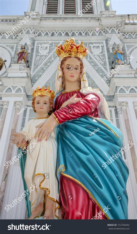 Our Lady Victory Statue Virgin Mary Stock Photo 712704442 Shutterstock