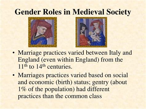 Ppt Gender Roles In Medieval Society Powerpoint Presentation Id 204692