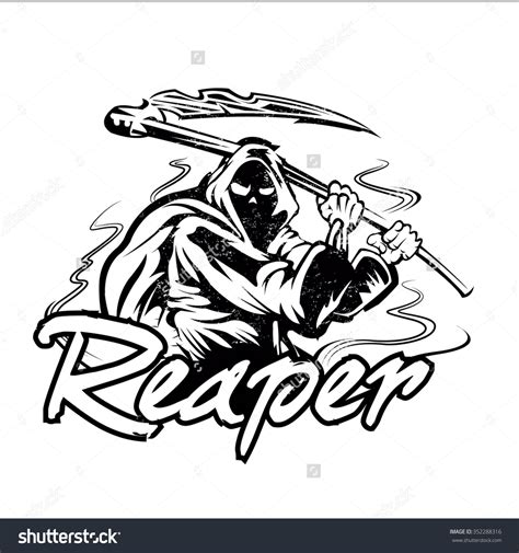 Grim Reaper Head Clipart Black And White 20 Free Cliparts