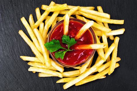 French Fries With Ketchup 4420678 Stock Photo At Vecteezy