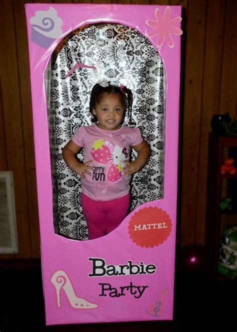 The Barbie Box That I Made To Use As A Photo Booth Barbie Box Barbie Party Mattel Barbie