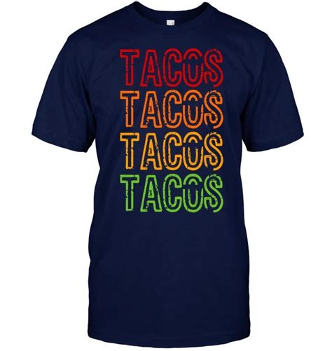 Retro Tacos T Shirt Vintage Taco Tuesday Mexican T Shirt Vintage Men