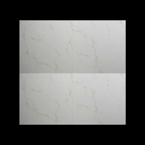 Glossy Tiles 15mm White Ceramic Floor Tile Application Area Flooring