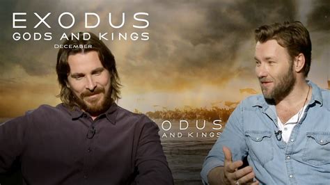 Exodus Gods And Kings Christian Bale And Joel Edgerton Interview Hd