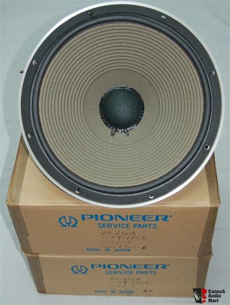Genuine Pioneer Hpm 150 Woofers Nos And Professionally Refoamed For Sale