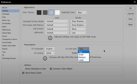 How To Change The Photoshop Cc User Interface Scaling — Tech How