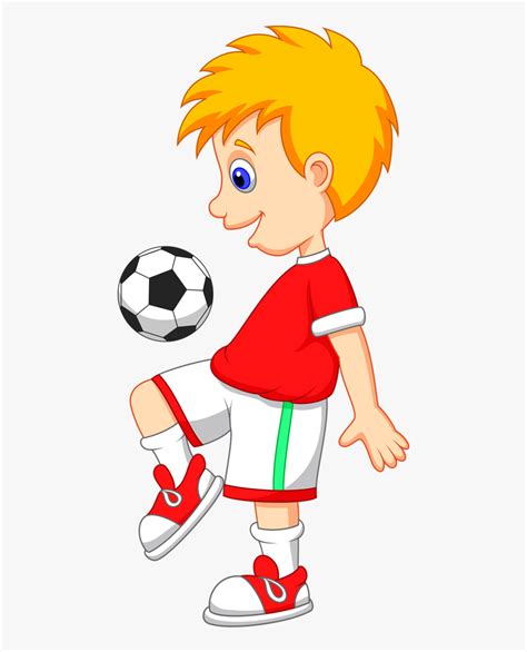 Boy Playing Football Clipart Png Jenwiles