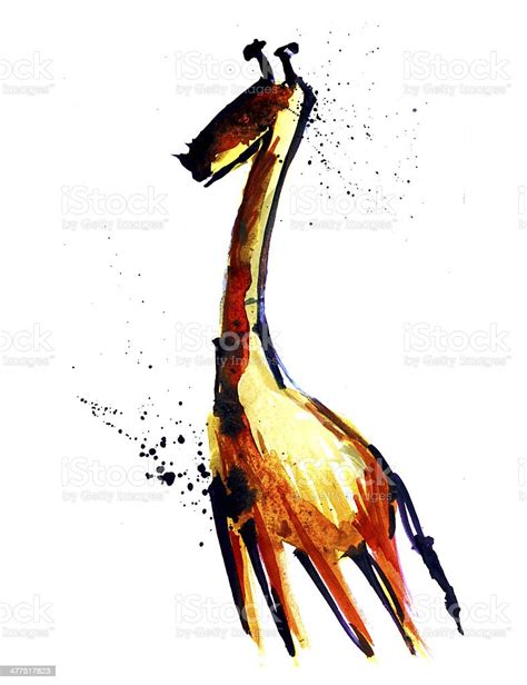 Giraffe Stock Illustration Download Image Now Istock