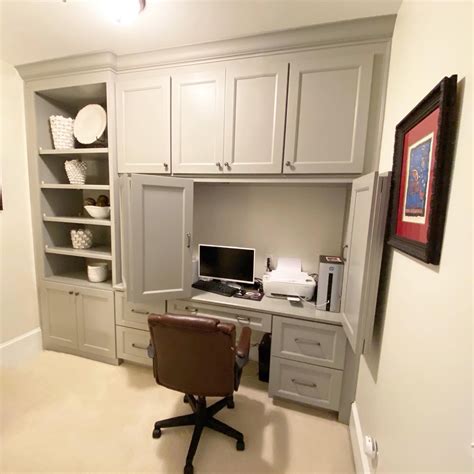 Built In Office Cabinets With Storage