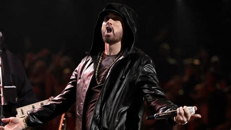 Eminem Celebrates Rock And Roll Hall Of Fame Induction “im Probably