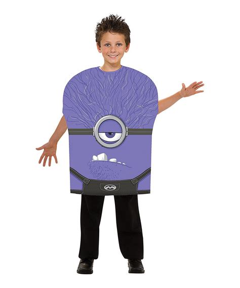 Purple Evil Minion Dress Up Outfit Boys Minion Costumes Minion
