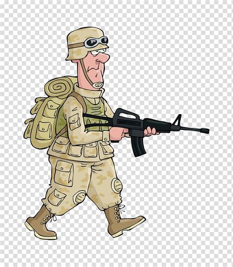 Soldier Cartoon Drawing American Soldiers Transparent Background Png