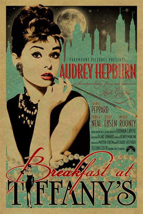 Check spelling or type a new query. Audrey Hepburn in Breakfast at Tiffany's poster.12x18.