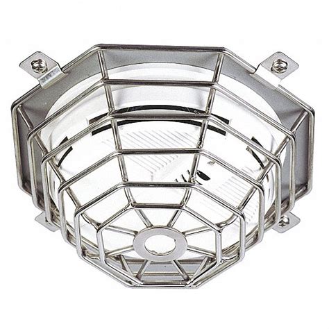 Safety Technology International Smoke Detector Guard Stainless Steel