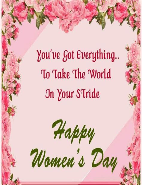 Best International Happy Women S Day Wishes And Message Inspirational Inspi International