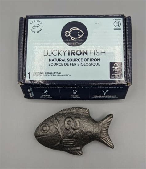 Lucky Iron Fish Cooking Tool Standard Cast Metalware Collectibles For