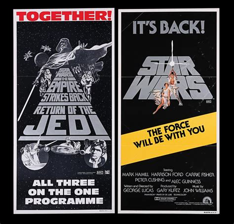 Lot 430 Star Wars Original Trilogy 1983 A New Hope 1977 Two