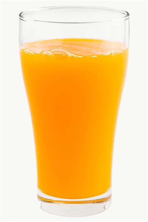 A Glass Of Fresh Organic Orange Juice Design Element Free Image By