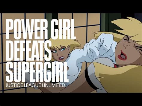 Sexy Power Girl And Supergirl