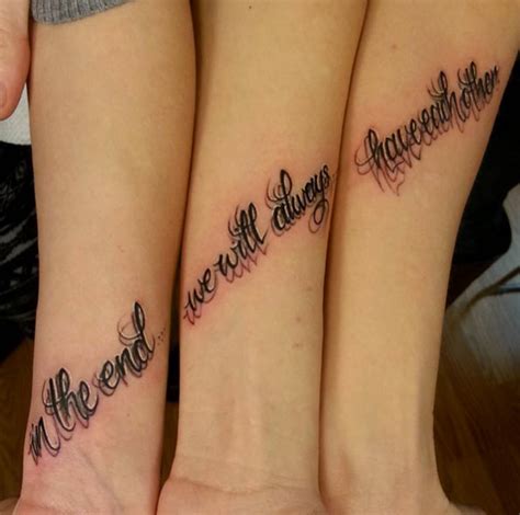 Sister Quote Tattoos