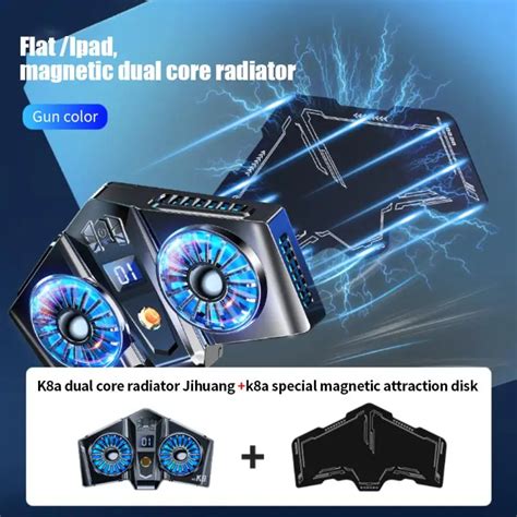 Portable Mobile Phone Cooling Fan Magnetic Semiconductor Radiator Game
