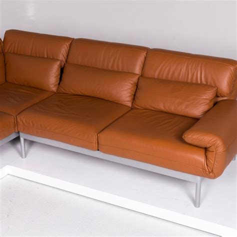 Photos, descriptions, specifications and reviews. Rolf Benz Plura Leather Sofa Brown Corner Sofa Incl ...