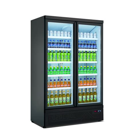 Commercial Upright Glass Door Refrigerated Showcase Supermarket Multi