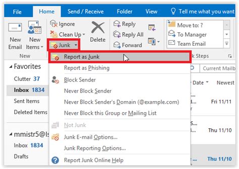 Lsumail Report Junk E Mail From Your Mailbox Grok Knowledge Base