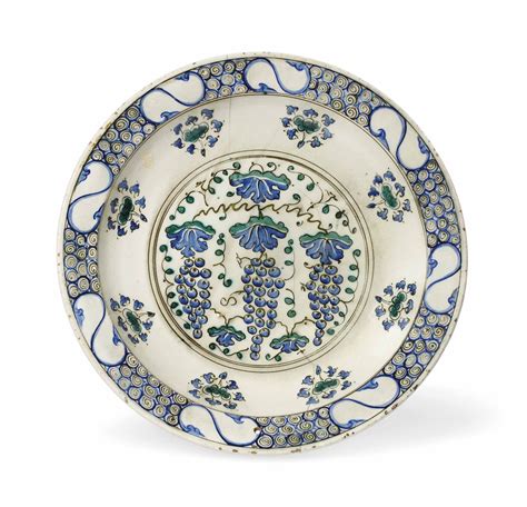 An Iznik Pottery Dish Ottoman Turkey Circa Dish All Other