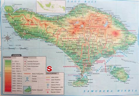 Peta Provinsi Bali Lengkap Dengan Nama Kabupaten Dan Kota Tarunas