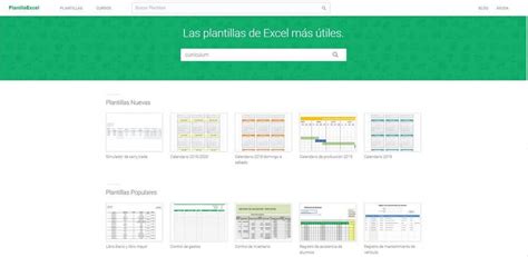 Mejores Webs Gratis Para Descargar Plantillas De Excel