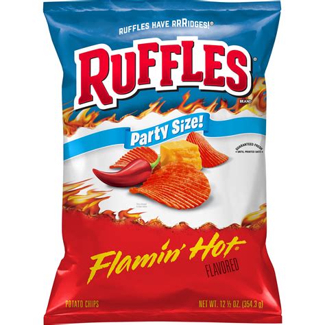 Ruffles Party Size Flamin Hot Flavored Potato Chips Smartlabel™