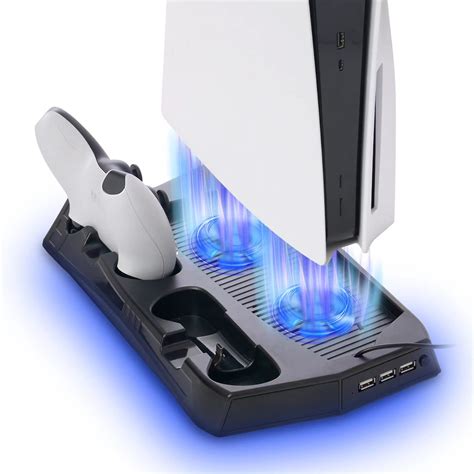 Ps5 Cooling Fan Ps5 Cooler Vertical Stand For Playstation 5 Digital