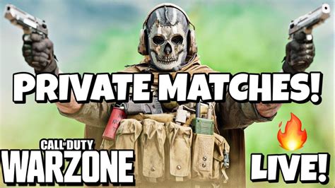 🔴 Warzone Private Matches Ps5 Live Youtube
