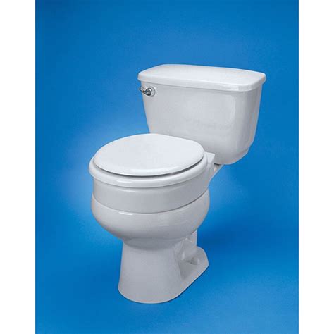 Ableware 725711005 Hinged Elevated Toilet Seat Elongated By Maddak