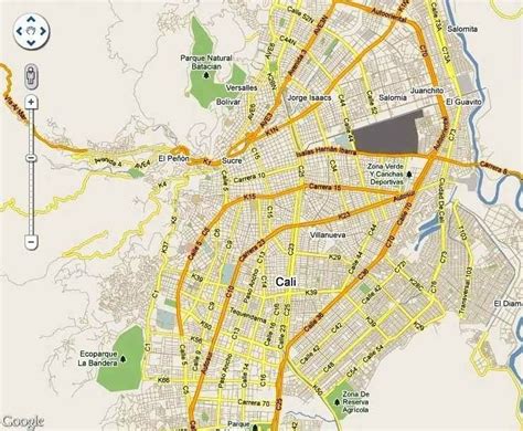 Mapas Santiago De Cali Cali