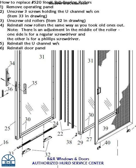Pella Sliding Screen Door Parts Diagram 350 Series Vinyl Patio Doors