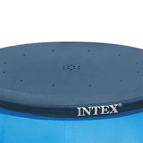Intex 10 Easy Set Above Ground Swimming Pool Vinyl Round Cover Tarp