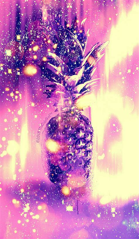 Pink Pineapple Galaxy Iphone And Android Wallpaper Made By