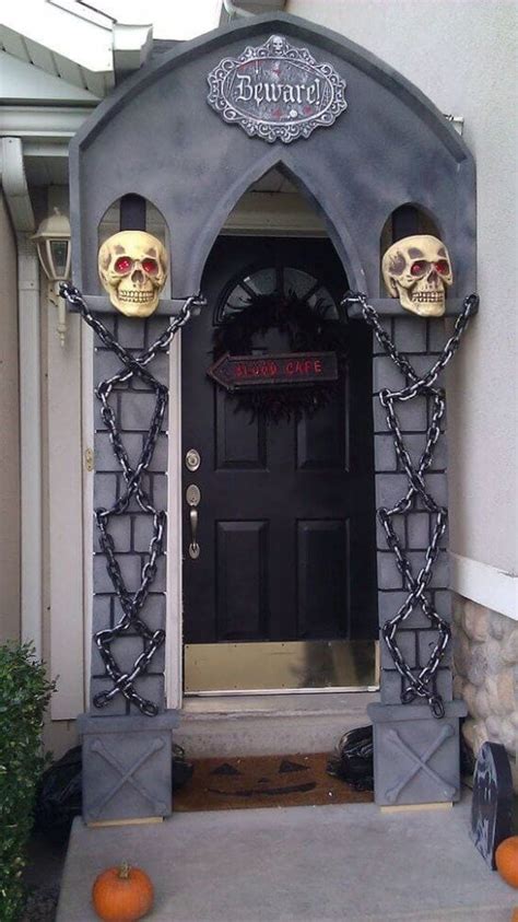 Scary Halloween Door Decorations