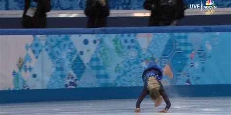 Yulia Lipnitskaya Falls In Olympics Short Program  Business Insider