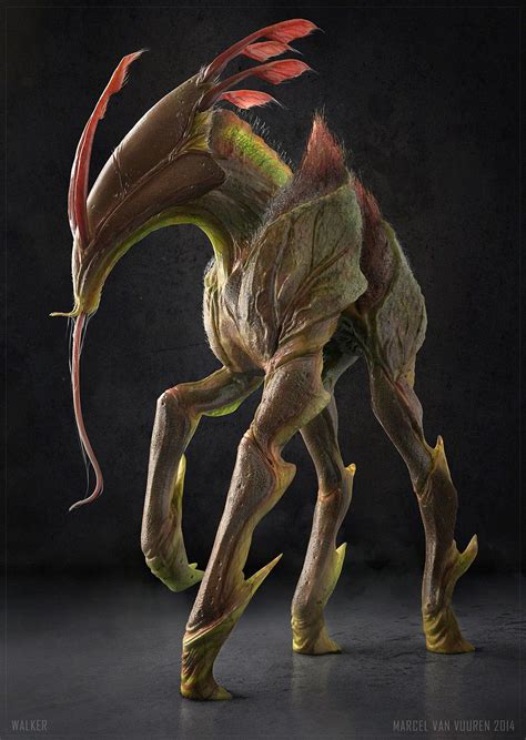 Marcel Van Vuuren Design Alien Concept Art Alien Creatures Beast