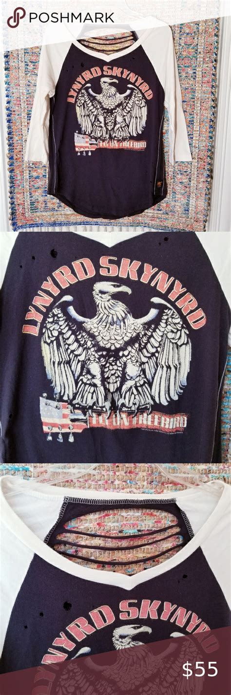 Trunk Ltd Lynyrd Skynyrd Free Bird Band T Shirt Graphic Tee Shirts