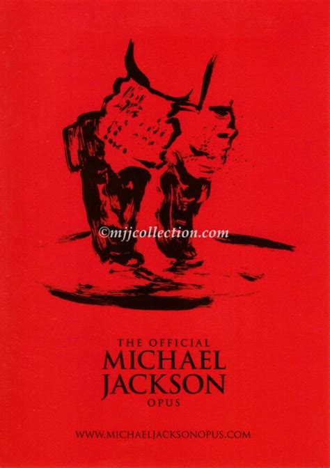 The Official Michael Jackson Opus Postcard 2 Promotional Postcard