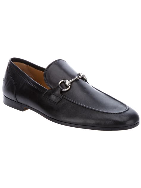 Gucci Leather Loafer In Black For Men Lyst