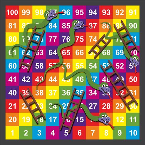1 100 Snakes And Ladders 2 Creative Preformed Markings