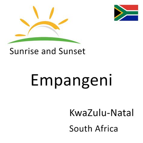 Sunrise And Sunset Times In Empangeni Kwazulu Natal South Africa