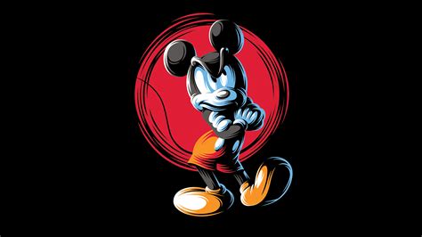 1920x1080 Mickey Mouse Minimal Art 4k Laptop Full Hd 1080p Hd 4k Wallpapers Images Backgrounds